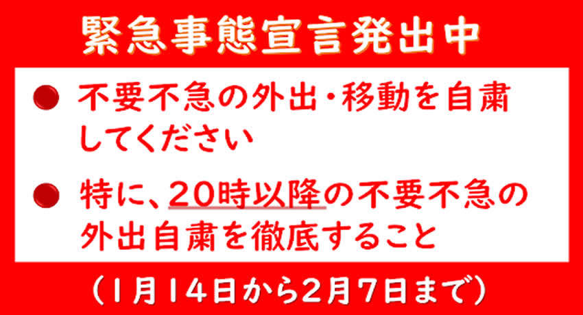 緊急事態宣言